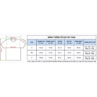 Áo thun cổ tròn Nam / Nữ / Trẻ em