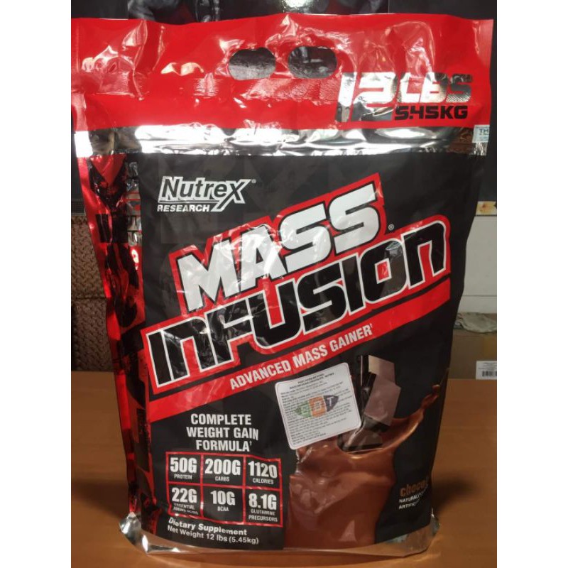 Nutrex MASS INFUSION TĂNG CÂN TĂNG CƠ 5,45 Kg Giá sinh viên