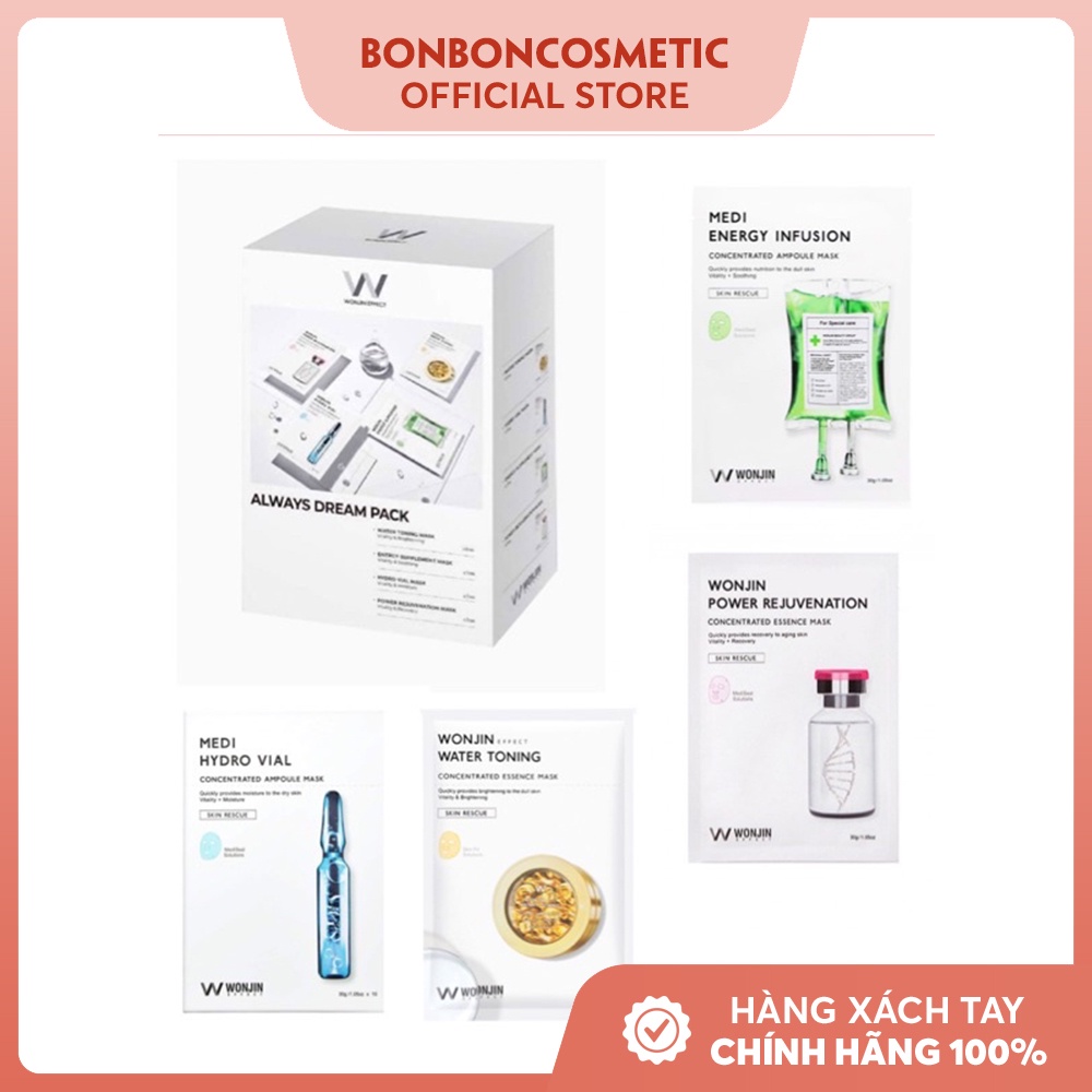 Mặt nạ WONJIN EFFECT MEDI Mask - BONBONCOSMETIC