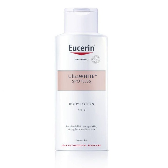 [CHÍNH HÃNG] Sữa dưỡng thể trắng da Eucerin Ultrawhite+ Spotless Body Lotion SPF7 250ml &amp; xịt khoáng 50ml