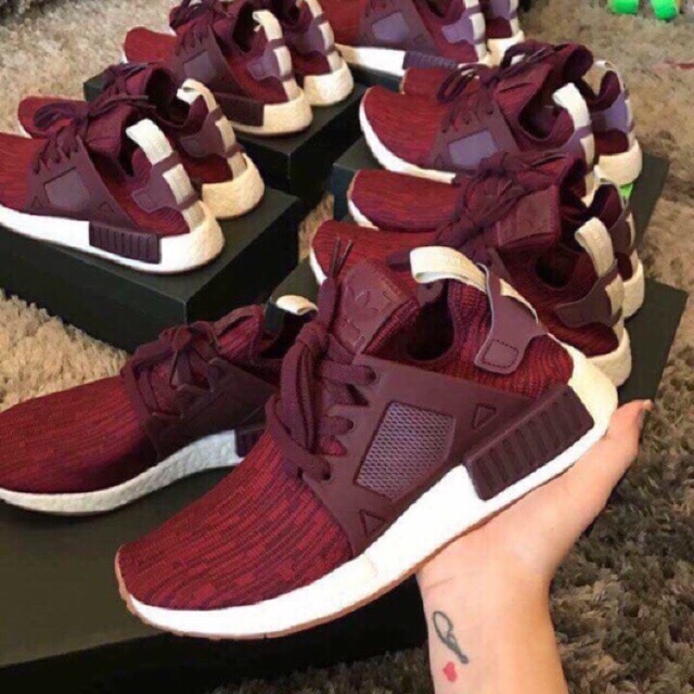 ( Hàng Mới Về ) Giầy Thể Thao Sneakers NMD XR1 đỏ mận ( nam nữ )