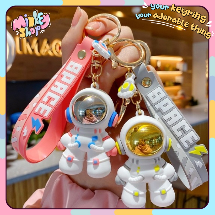 ​​Móc Khóa phi hành gia Đẹp Cute dễ thương phụ kiện Túi Xách-Minkey