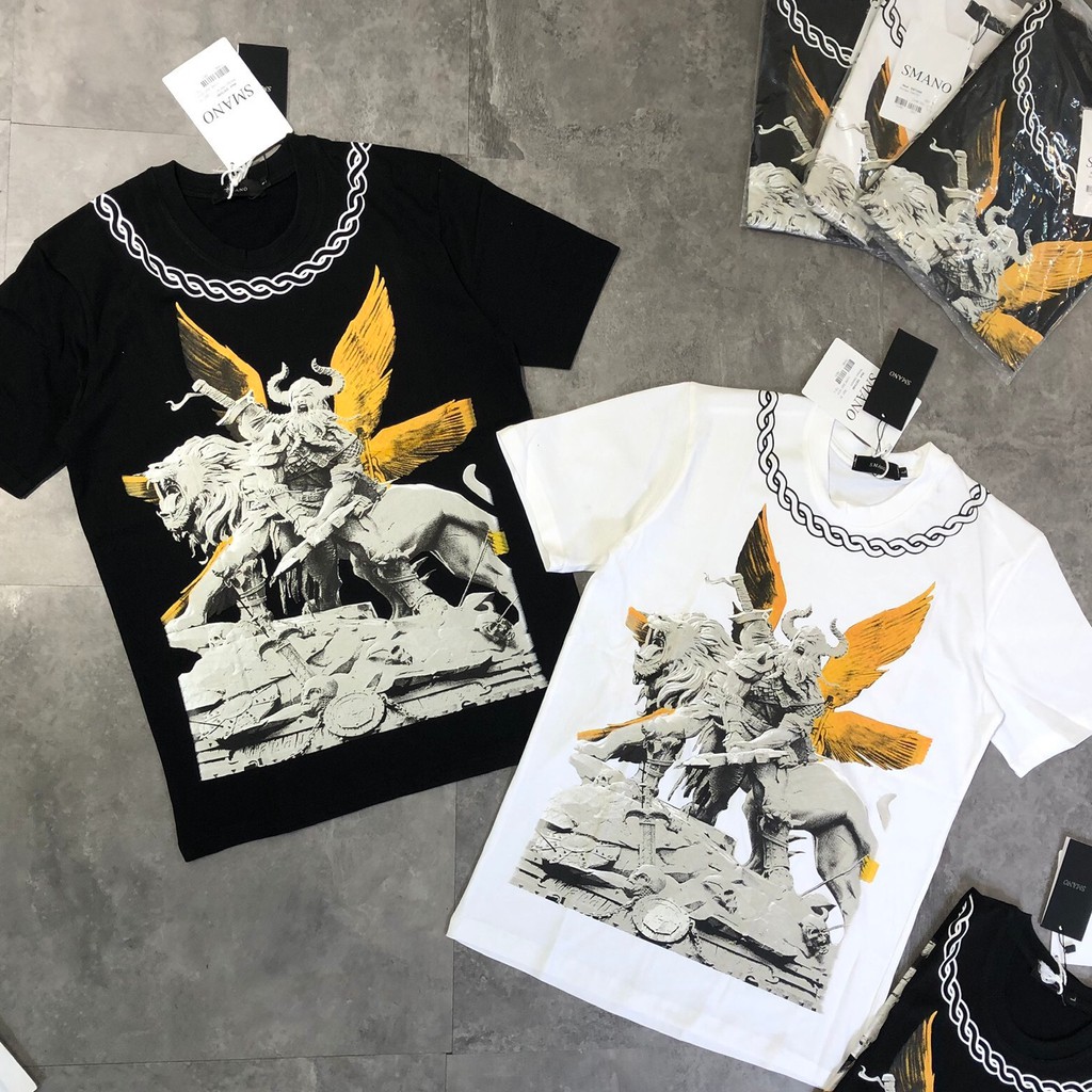 Áo Thun nam Ngắn Tay Cổ Tròn Áo Phông Cộc Tay In Tượng La Mã 3D Chất Thun Thoáng Mát AC63 | BigBuy360 - bigbuy360.vn