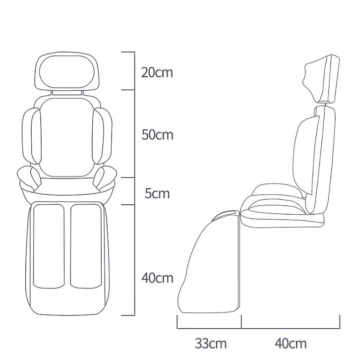 Ghế massage hồng ngoại toàn thân cao cấp LEK-918, ghế mát xa trị liệu - Tặng kèm khẩu trang