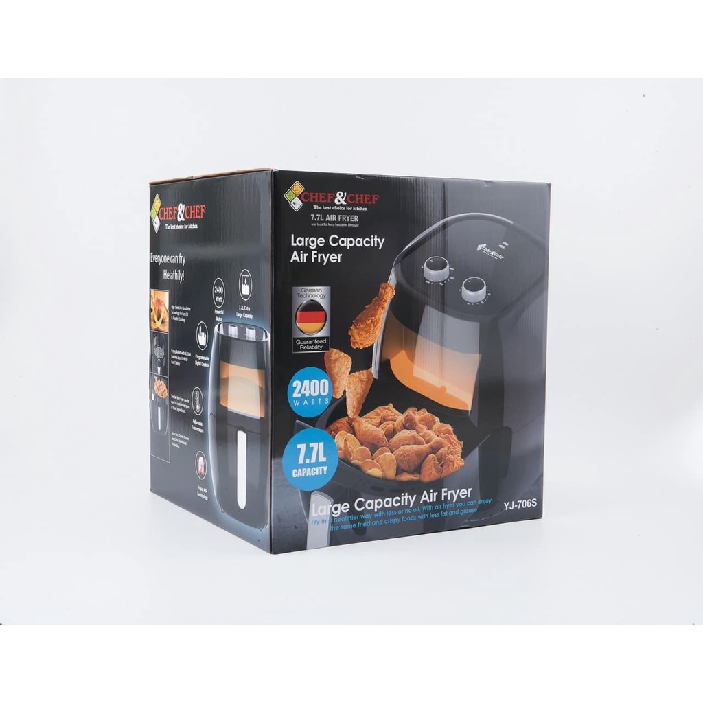 CHIÊN NƯỚNG CHEF&amp;CHEF YJ-706S 7.7L HÀNG CHÍNH HÃNG 100%