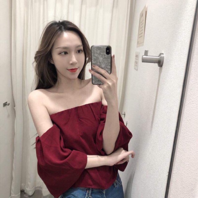 Áo trễ vai ulzzang sang chảnh | BigBuy360 - bigbuy360.vn