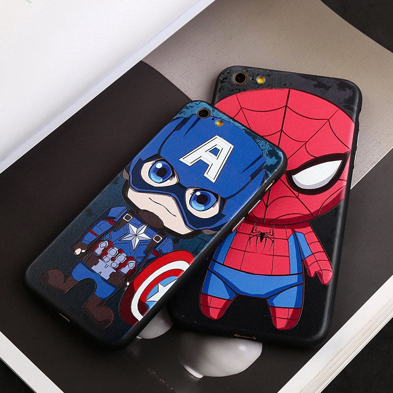 Ốp điện thoại mềm hoạ tiết hoạt hình dễ thương cho iPhone 6S/7Plus/8/X/XR/XS Max/11Pro | BigBuy360 - bigbuy360.vn