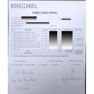 Tinh Dầu Dưỡng Tóc Moroccanoil 100ml