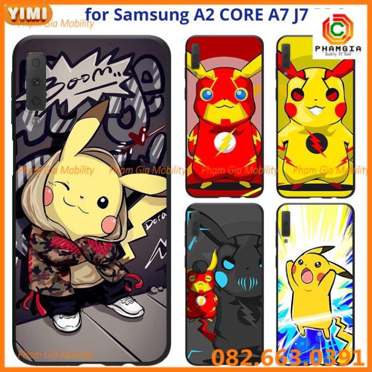 Ốp lưng hình đẹp SAMSUNG A01 2020 A2 CORE J7Pro J7+ A6 A6+ A7 A8 A8+ A8Star 2018 pokemon
