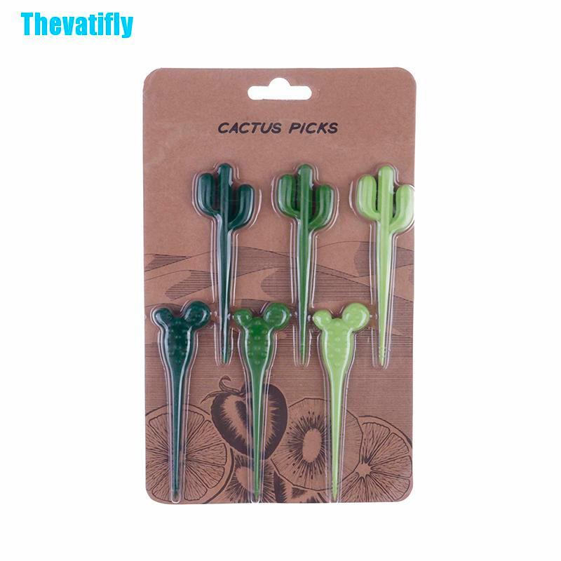 6Pcs/pack Fruit fork