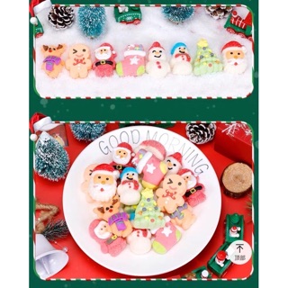 Kẹo giáng sinh Mallow Snowmen