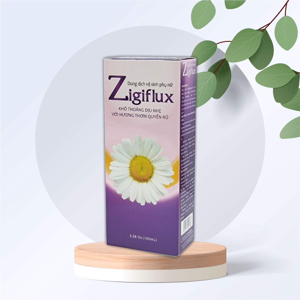 Dung dịch vệ sinh phụ nữ Zigiflux - Với Nano Bạc và Trầu Không, ngăn ngừa bệnh phụ khoa