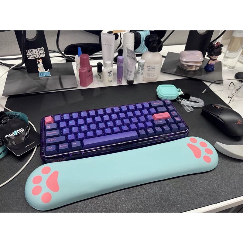 Bàn phím cơ không dây bluetooth, 2.4G Mojo 68 tím hoàng hôn MelGeek chính hãng LED RGB có thể hotswap thay switch