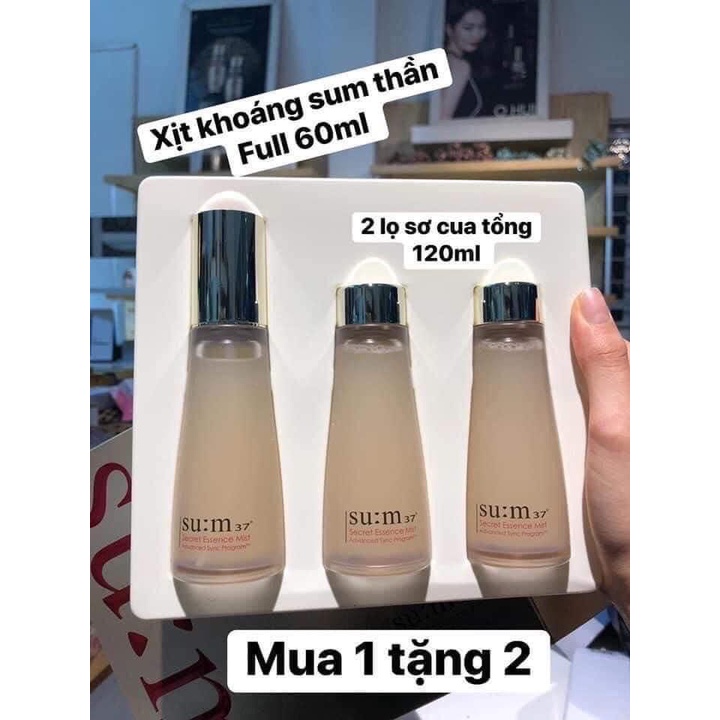 Xịt khoáng nước thần Sum:37 Secret Essence Mist CHAI 60ML