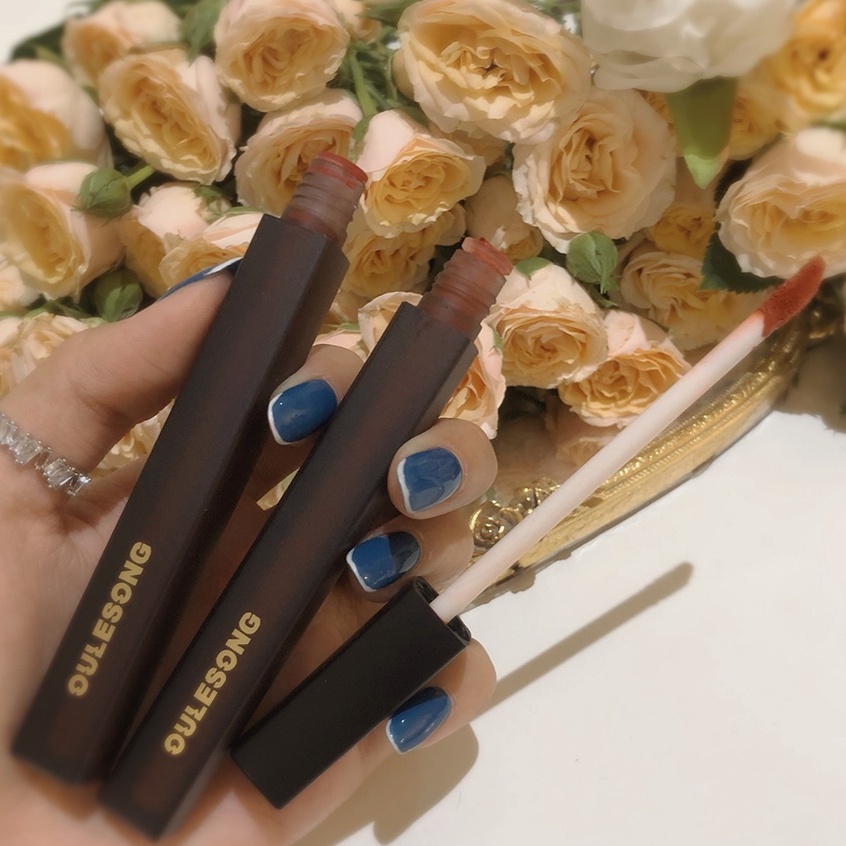 Son Kem Lì Oulesong Lâu Trôi Chống Thấm Nước Tự Nhiên 6 Màu Tùy Chọn