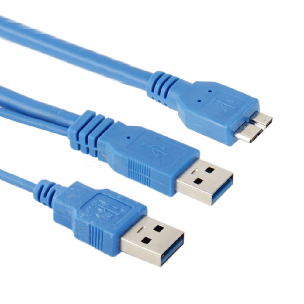 Cáp nối ổ đĩa cứng HDD dài 50cm hình chữ Y từ USB 3.0 A sang Micro-B USB 3.0 | BigBuy360 - bigbuy360.vn