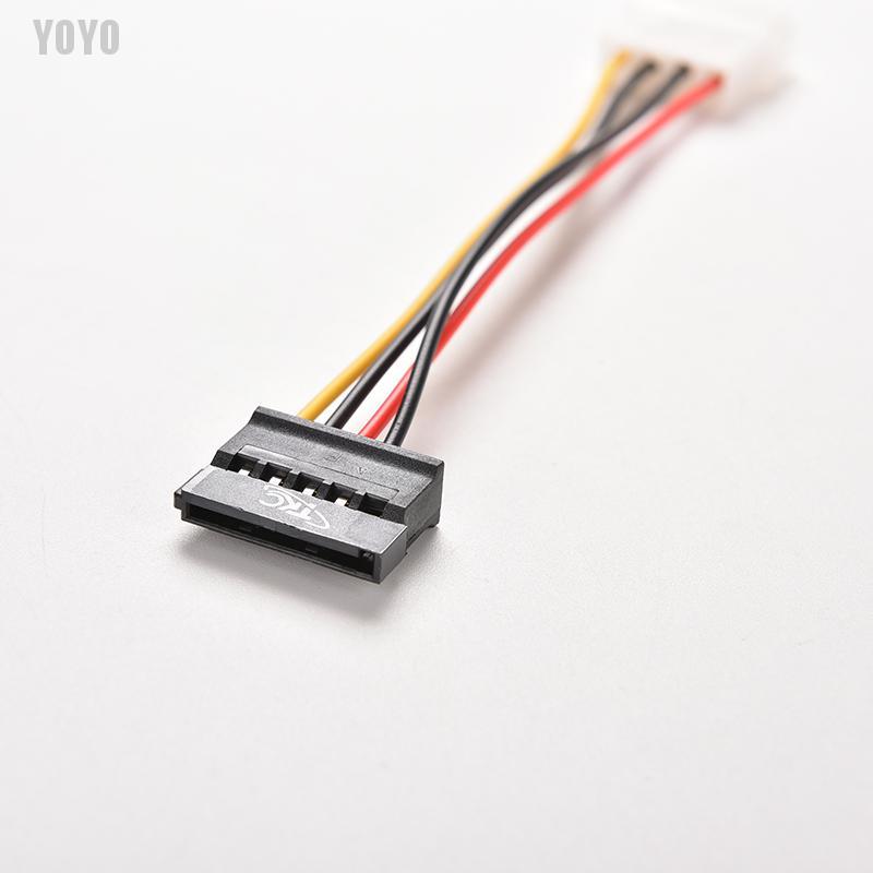 1 Dây Cáp Chuyển Đổi Nguồn 4 Pin Ide Molex Sang 15-pin Serial Ata Sata