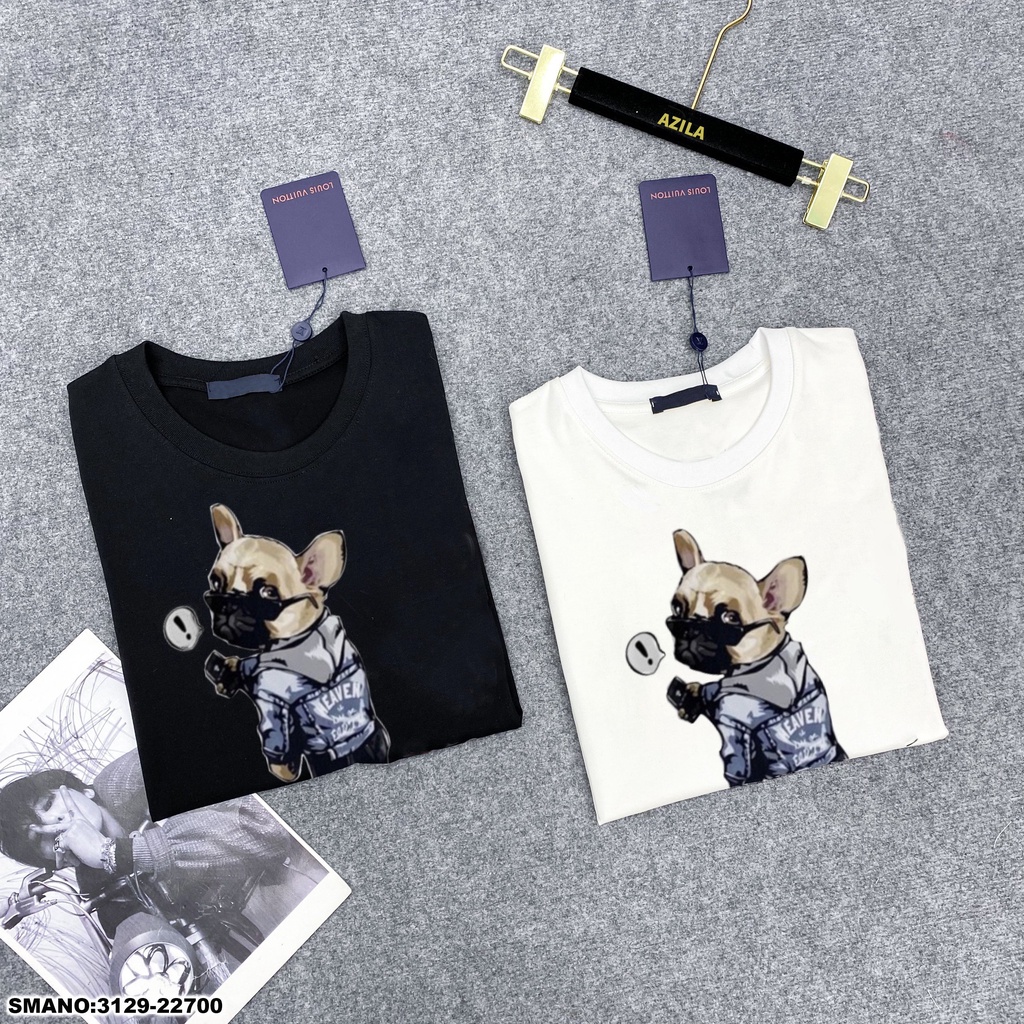 Áo sweater unisex poly dày dặn mềm mại hình in hình cún phong cách trẻ trung năng động cho cả nam và nữ - TD98