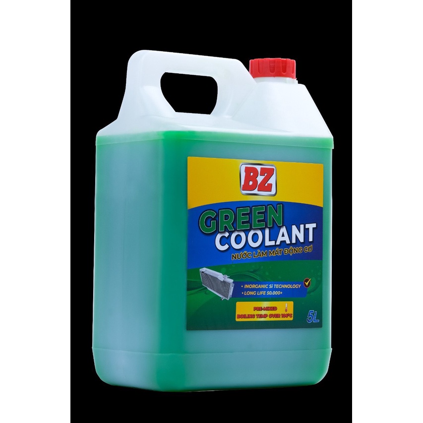 Nước làm mát động cơ BZ can 5L siêu tiết kiệm sử dụng cho mọi loại xe từ xe máy tới oto, xe tải, xe du lịch . DoChoikiệm