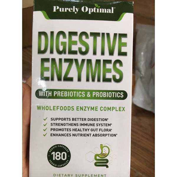 Purely optimal Digestive enzymes thực phẩm chức năng hỗ trợ tiêu hoá
