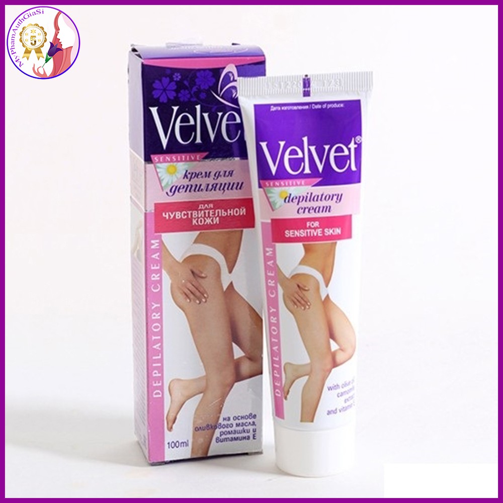 Kem tẩy lông Stella Velvet Depilatory làm mềm da và giảm lông 100ml Nga