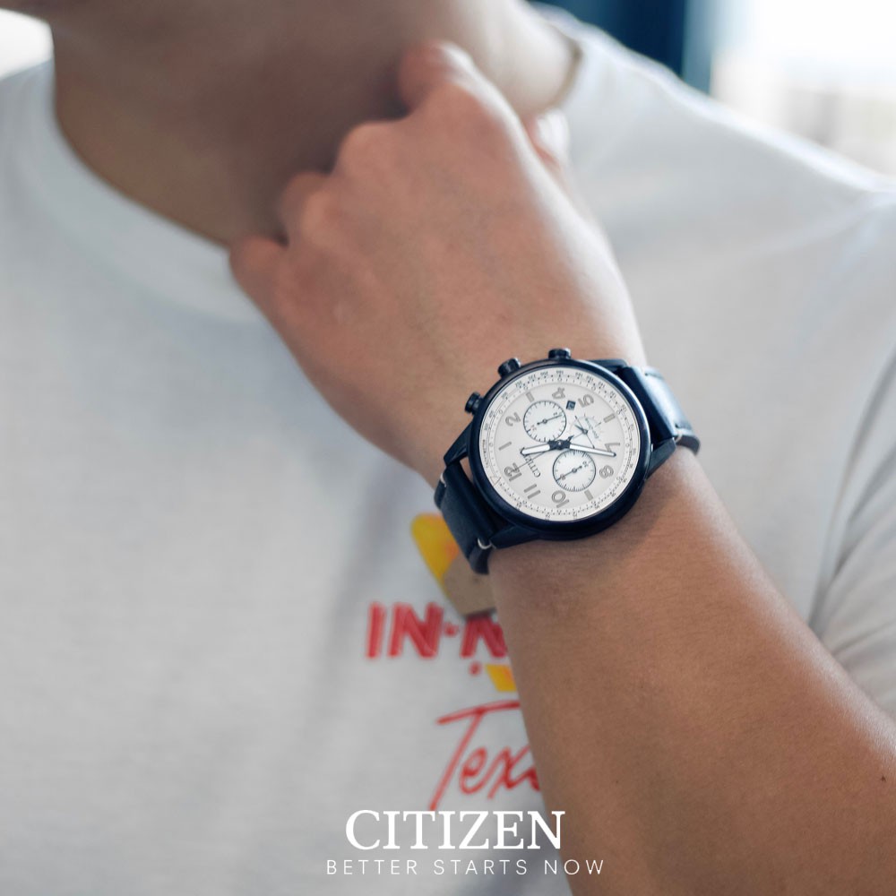 Đồng Hồ Nam Citizen Dây Da CA4425-10X - Mặt Trắng