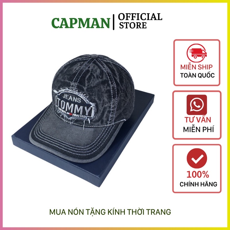 - Nón jean Tô mỳ bụi - Mũ Lưỡi Trai JEAN cực chất dành cho cả nam và nữ Free Size Full Hộp (ảnh thật)