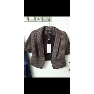Vest kẻ lửng size S - Elise - new tag