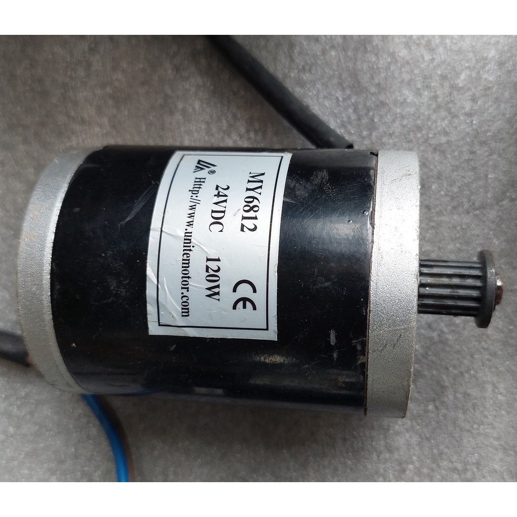 Động cơ motor 12v -24v 120w không giảm tốc dây đai 3M