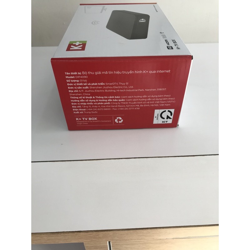 K+ tivi Box có sẵn 12 tháng thuê bao