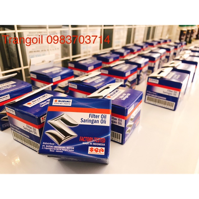 Lọc nhớt chính hãng Suzuki Raider 150/ Satria F 150/ Belang 150/ FX 125/ VIVA 110