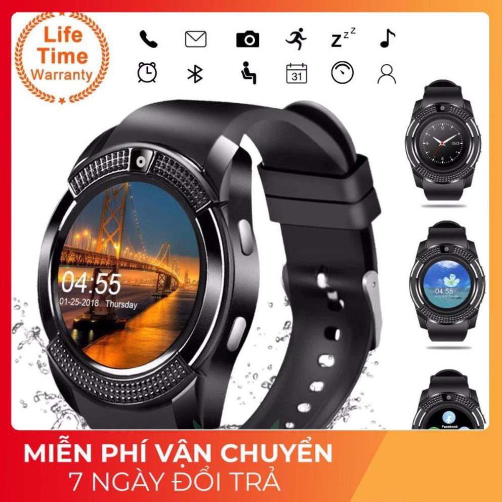 HOT- Đồng Hồ Thông Minh SMARTWATCH V8 - Cảm Ứng, Gắn Sim Và Thẻ Nhớ -dc3286