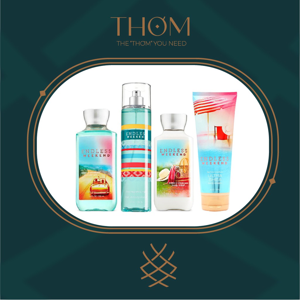 ENDLESS WEEKEND | Sản Phẩm Tắm Dưỡng Xịt Thơm Toàn Thân Bath & Body Works | BigBuy360 - bigbuy360.vn