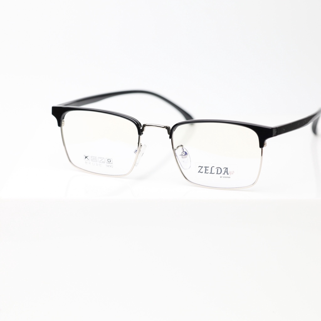 [LẮP SẴN CẬN] – Gọng kính mắt vuông, kính nhựa dẻo cho nam dáng CLUBMASTER Z2723