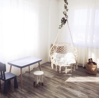 Ghế ngồi Macrame