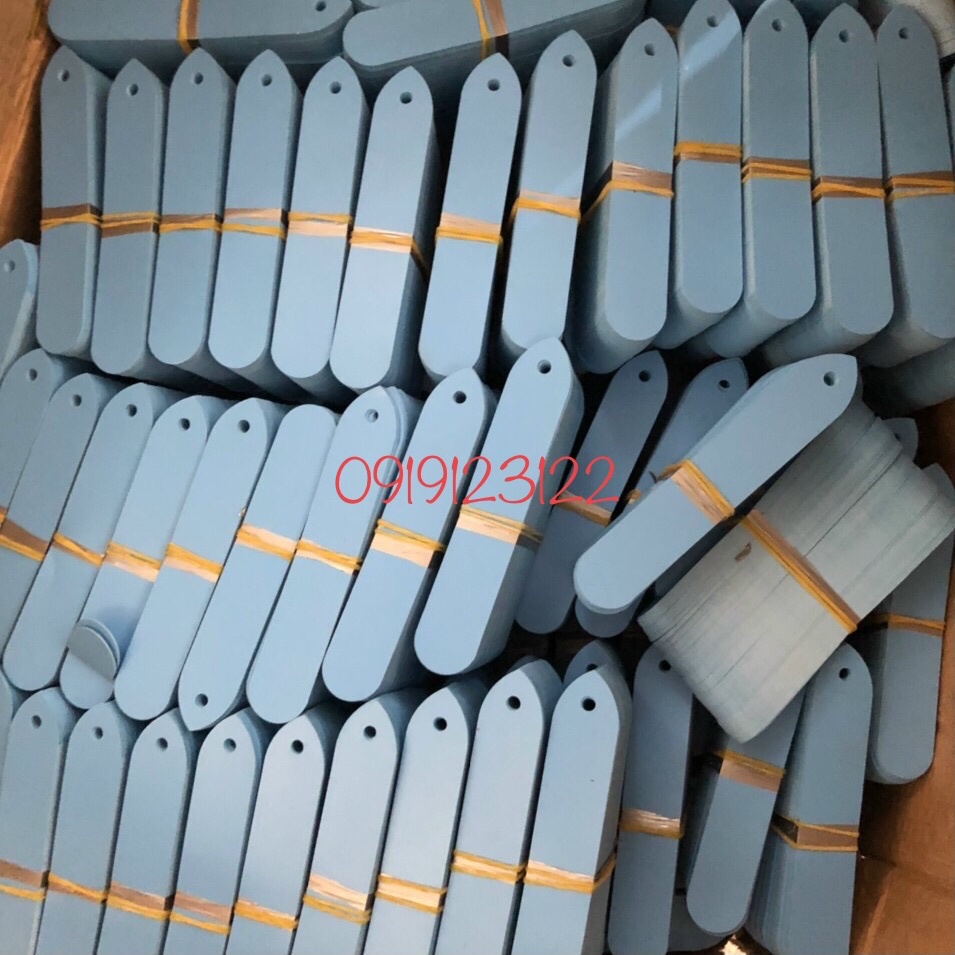 100 thẻ ghi tên cây cảnh bằng nhựa nhiều màu sắc