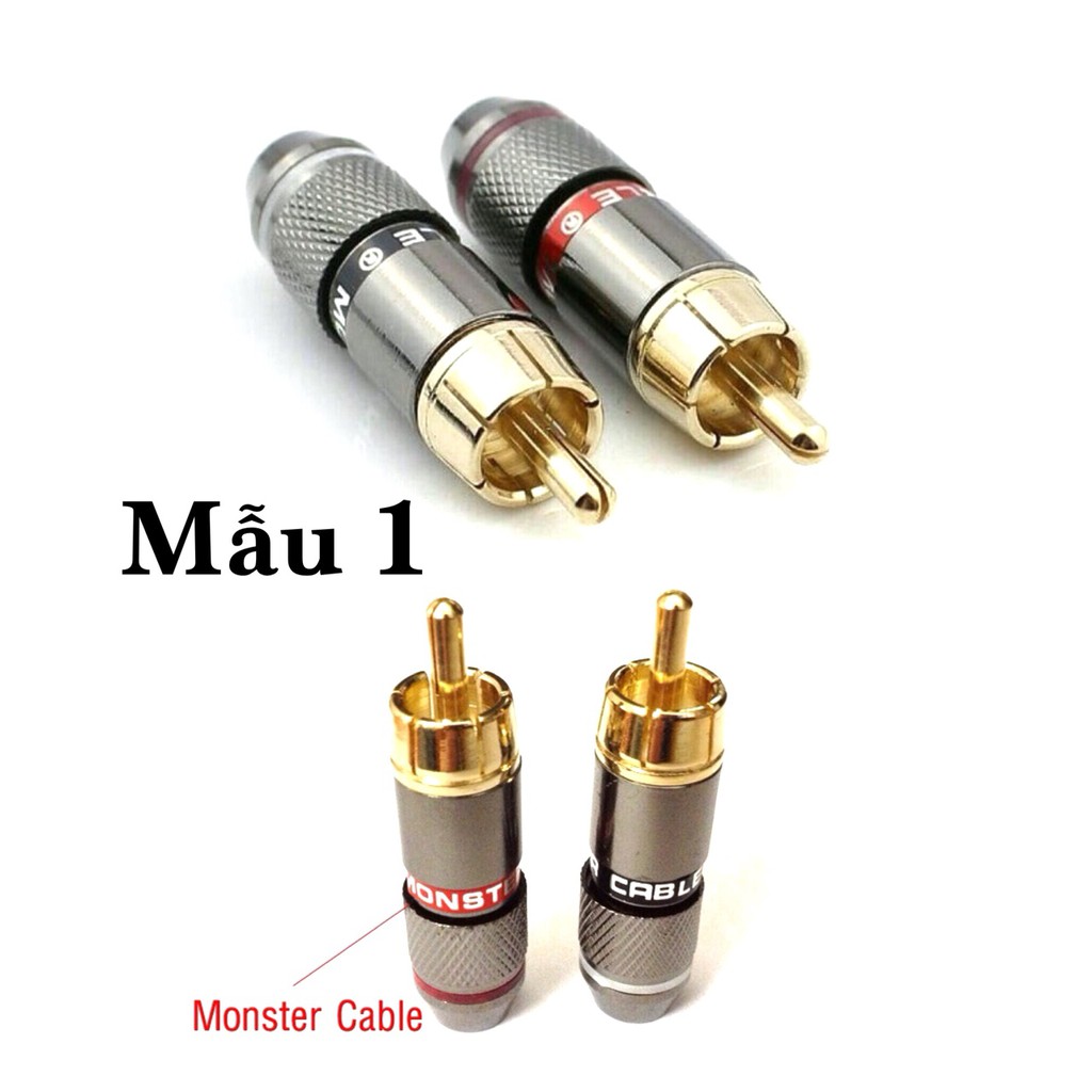 Bộ 4 Đầu hàn AV - Jack AV - Jack Hoa Sen Monster