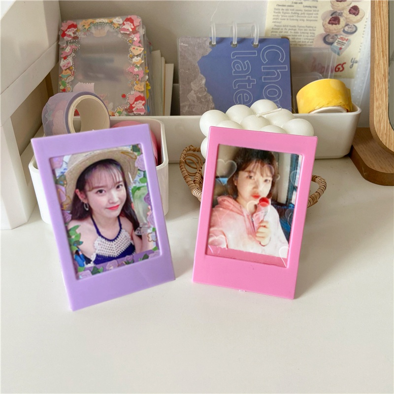 Khung Ảnh Để Bàn Màu Kẹo Dùng Trưng Bày Thẻ ID Tiện Dụng