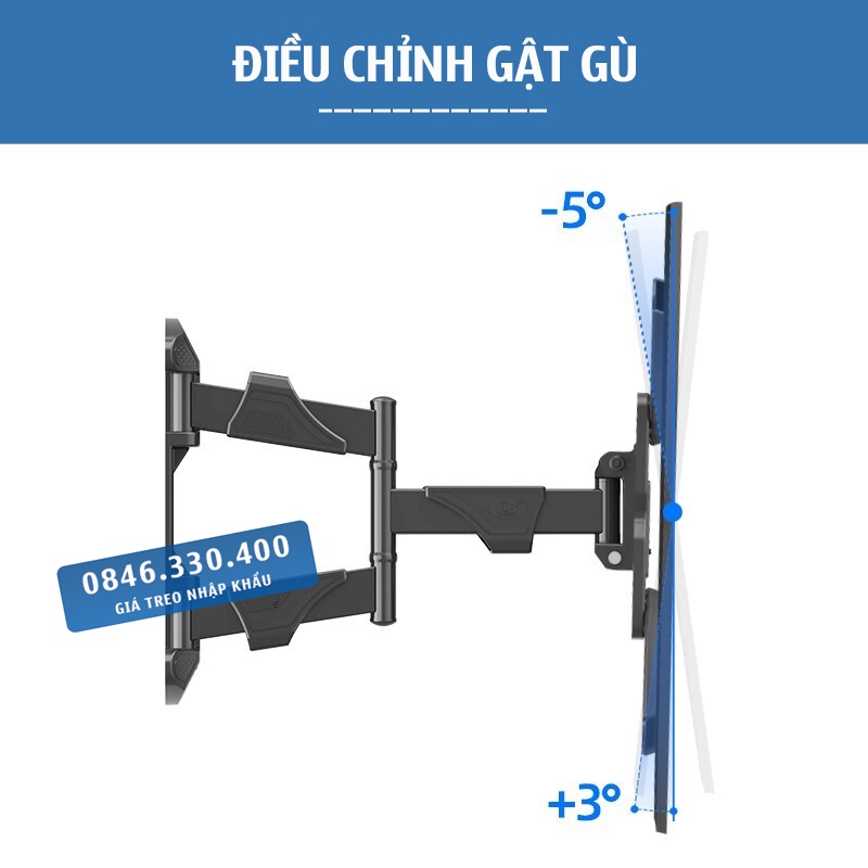 Giá Treo Tivi NB P5 40 - 70 Inch / Giá Treo Tivi Xoay Đa Năng P5 - 6 Cánh Tay Siêu Khỏe  [ Rẻ Hơn NB P6 ]