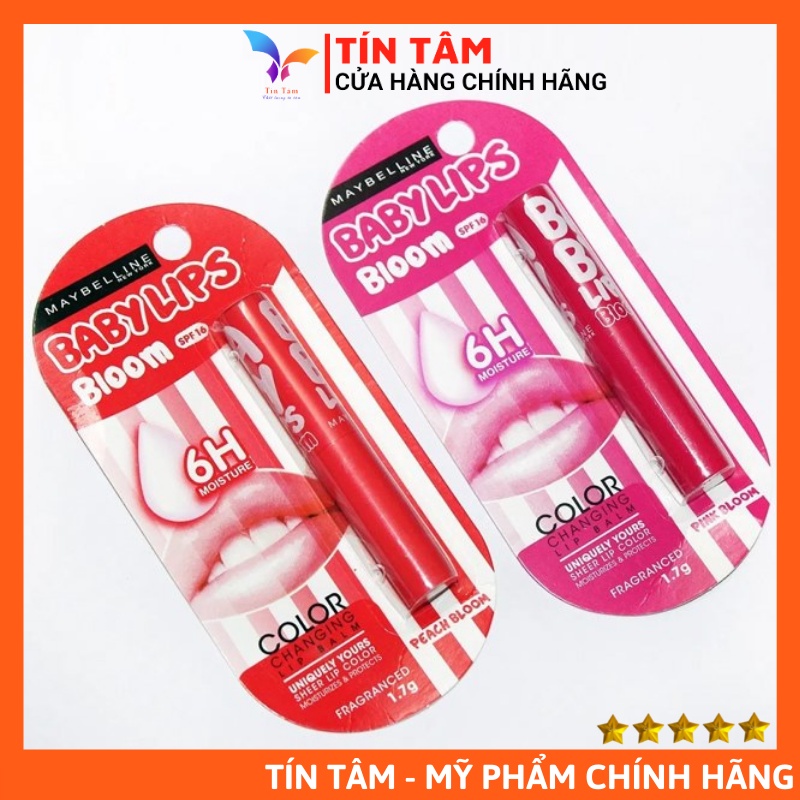 Son dưỡng môi Maybelline Baby Lips Bloom có màu