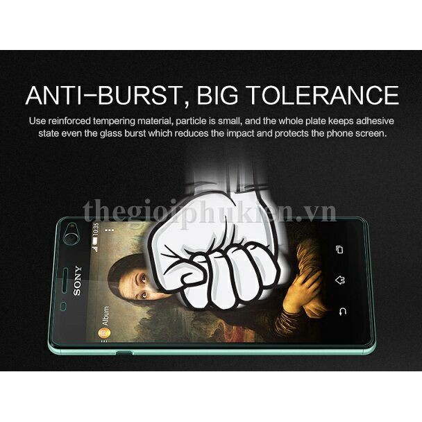 Tấm dán kính cường lực Sony C5 Ultra hiệu Glass Pro - Không full màn hình