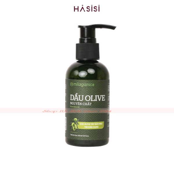 Dầu Olive Nguyên Chất - MILAGANICS - Pure Olive Oil 150ml