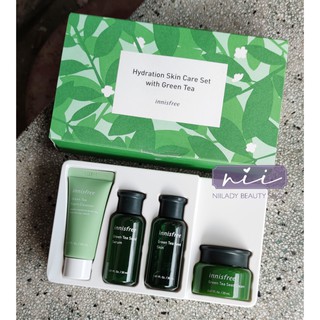 Bộ sản phẩm Innisfree Hydration Skin Care Set with Green Tea