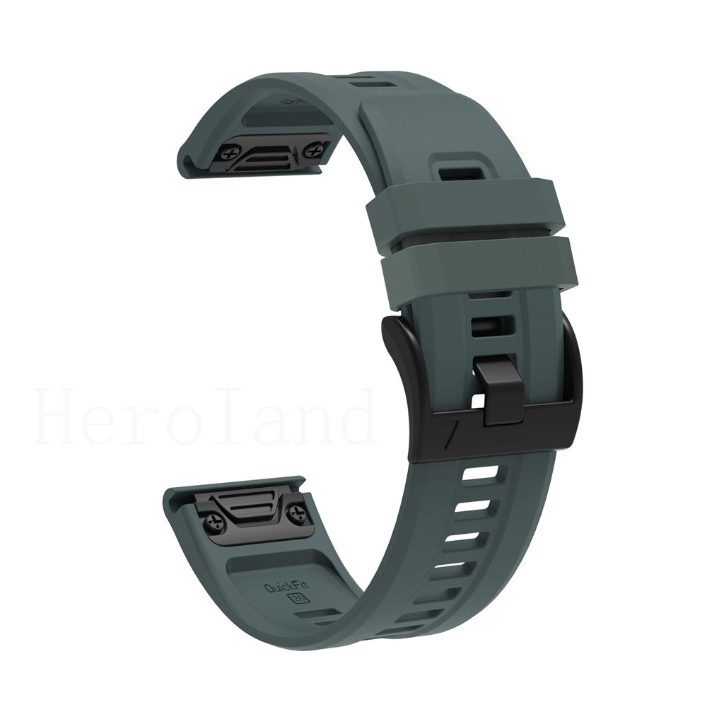 Dây Đeo Bằng Silicone 26mm Cho Garmin Fenix 7X 6X 6XPro 5X Easyfit Garmin Fenix 3 HR