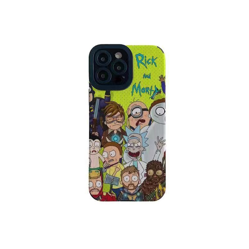 Ốp Điện Thoại In Hình Rick &amp; Morty Cho iPhone 12 / 13promax 11 xr xsmax