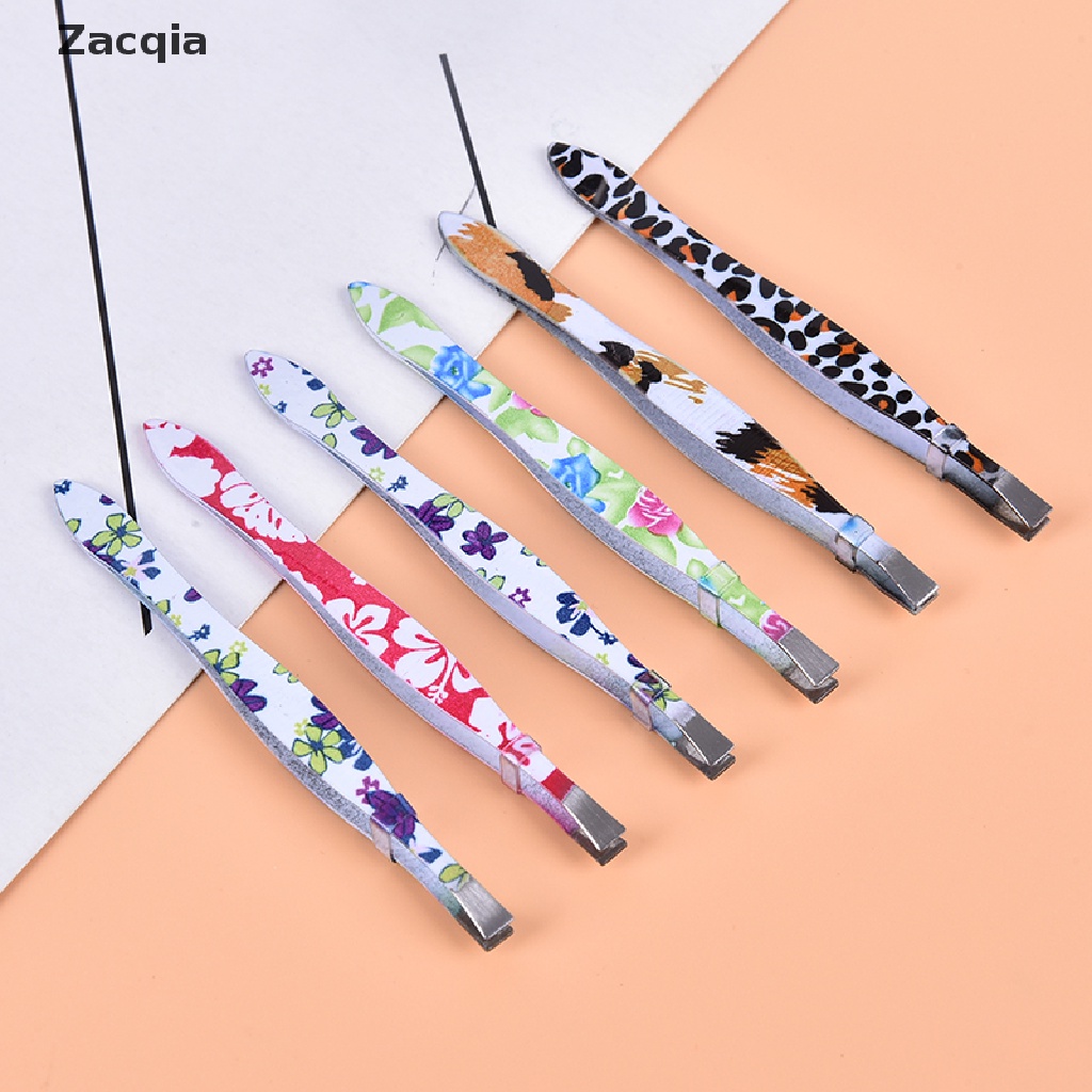 [Hàng mới về] Nhíp bằng thép không gỉ dùng nhổ lông mày trang điểm tiện dụng