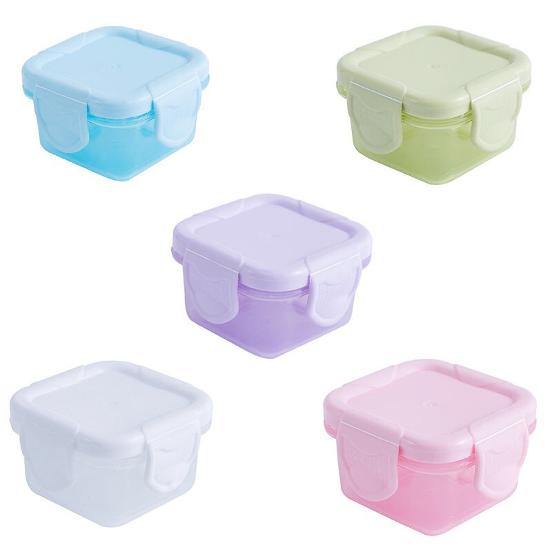 Hộp đựng thực phẩm có nắp đậy mini di động tiện dụng