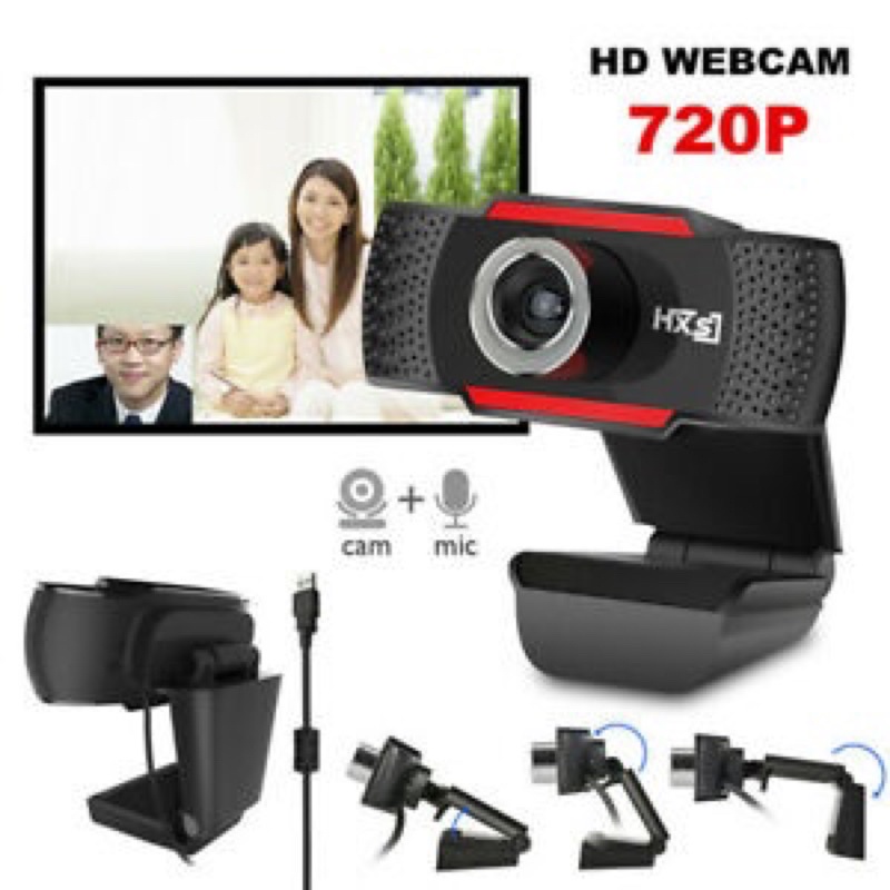 Webcam máy tính laptop livestream có Mic Full HD PC Gaming 720P High Solutio