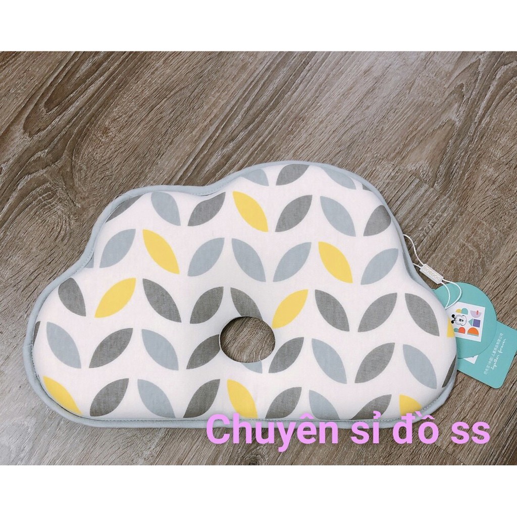 Gối lõm cao su, chống bẹt đầu hình đám mây dùng cho bé.
