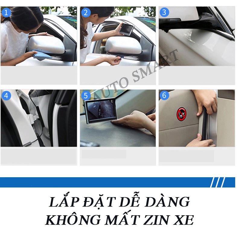 Camera căn lề xe ô tô không cần khoan gương, không đấu điện. Camera cạp lề, camera lùi | BigBuy360 - bigbuy360.vn